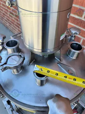 Unknown Brand 100 Liter Mixing Tank w/ Lenze 3 Phase Motor, Impeller