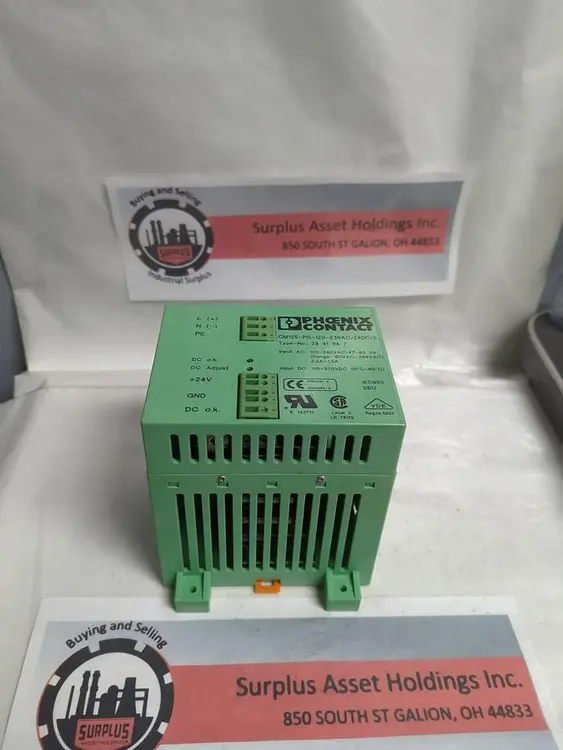 Used PHOENIX CONTACT CM 125-PS-120-230AC/24DC/5 Miscellaneous Equipment (Electrical & Power) | Surplus Asset Holdings #1196374