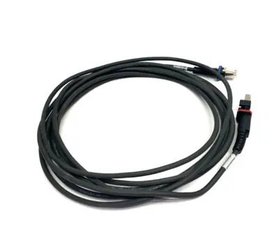 USED KEYENCE NETWORK UNIT CABLE 5M LENGTH, FOR HANDHELD CODE READER