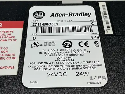 USED ALLEN BRADLEY 2711-B6C5L1 SER C