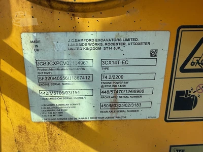 Used 2012 JCB 3CX14 Backhoe Loaders Florida US | Intrac Machinery #1568789