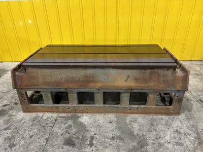 32" X 65" T SLOTTED DRILL BOX SETUP STEEL TABLE: STOCK #23230
