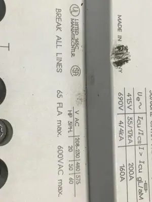 USED SIEMENS 3VU1600-0MP00