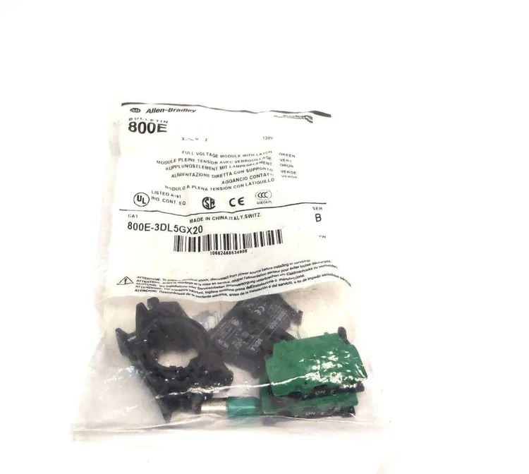 Used ALLEN-BRADLEY FULL VOLTAGE MODULE W/ LATCH GREEN BULB SER B Miscellaneous MRO | Maverick Industrial Sales #1122302