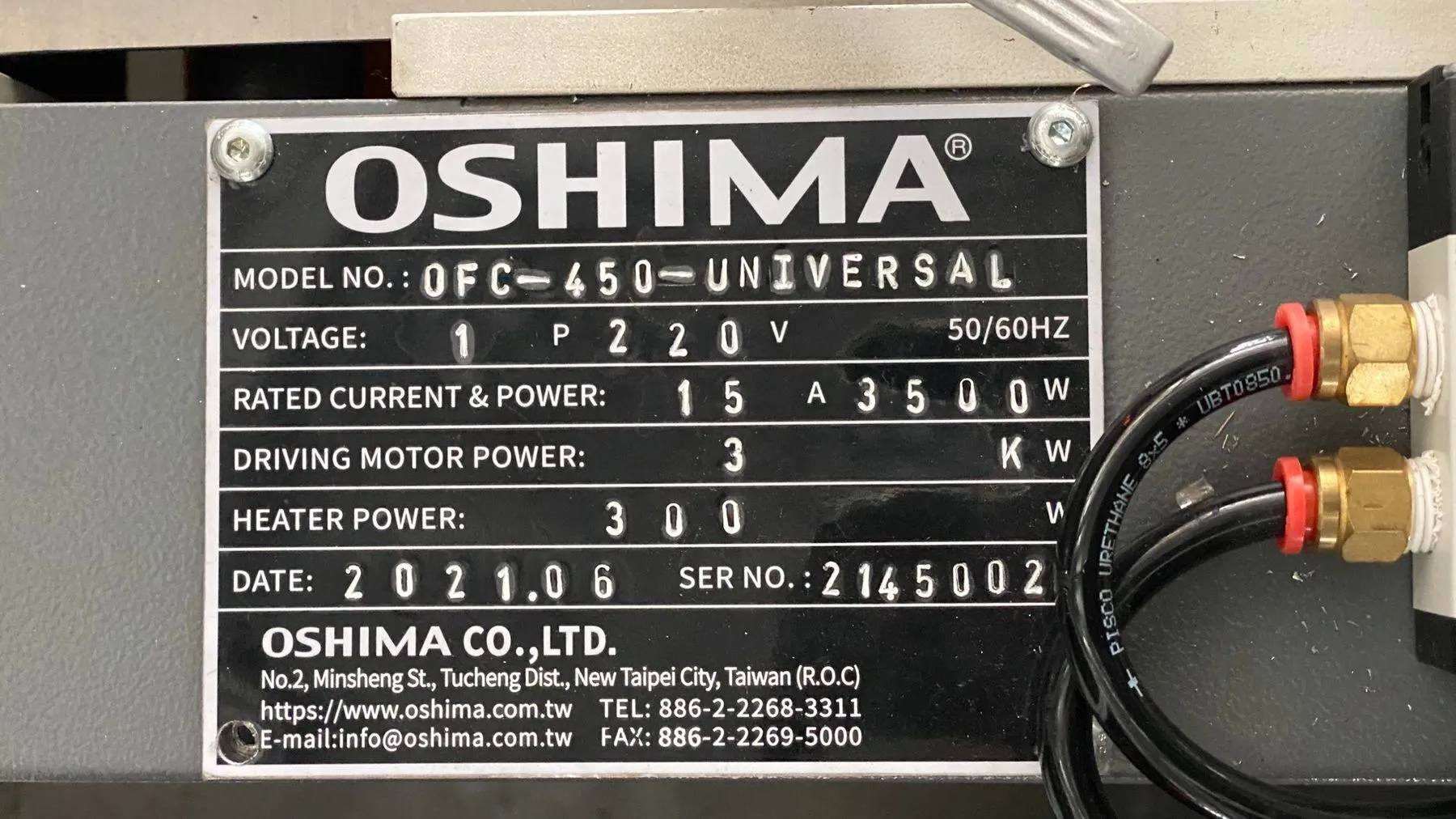 USED 2021 OSHIMA OFC450 Universal