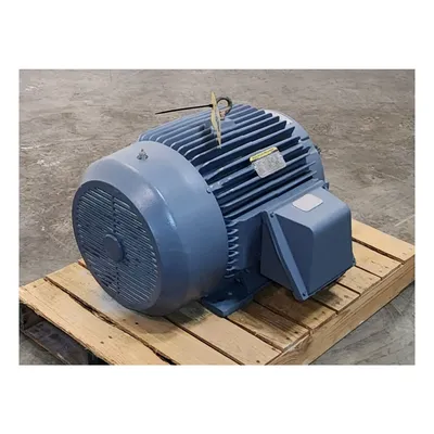Used 25HP Baldor TEFC Industrial Motor 326T Frame