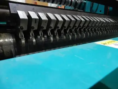 30" WIDE DUSENBERY 635 DUPLEX SLITTER REWINDER 1" SLITS