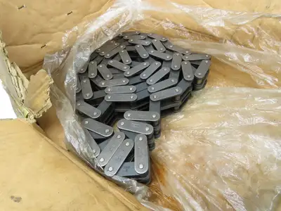 RF2060-2 Double Strand Roller Chain 1-1/2" Double Pitch 10' Length Lot of 2