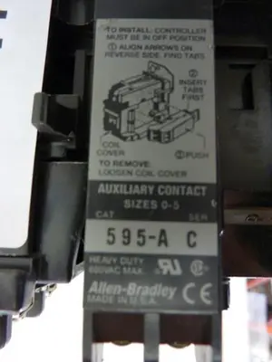 USED ALLEN BRADLEY 509-BOD SER B W47