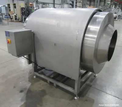 Used Shanghai Junyu JYC-500 Coating Drum for Sale – Stainless Steel, 1.5 HP Moto