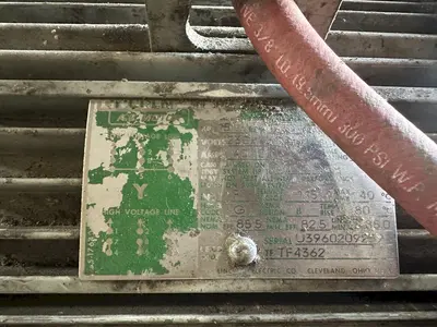 4" WIDE X 15 HP G&P MODEL #4168 BELT GRINDER ATTACHMENT: YOBRO #24161