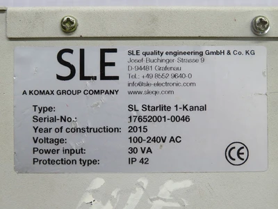 Used SLE _UNKNOWN_ Electrical Panels | OCO Industrial #1671329
