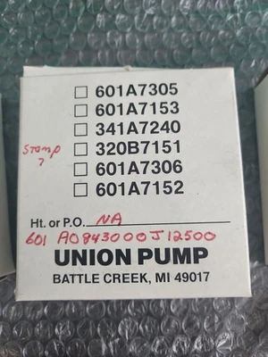 NEW UNION PUMP J12500