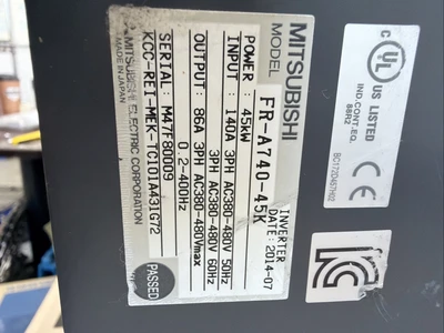 NEW Mitsubishi Electric FR-A740-45K