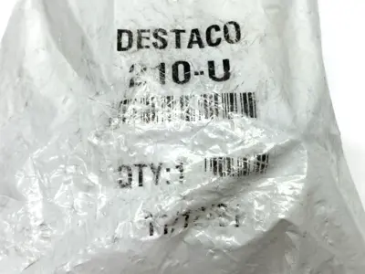 NEW DESTACO VERTICAL HANDLE TOGGLE CLAMP FLANGED BASE U-BAR