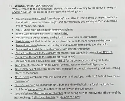 2018 SAT S.p.a. Vertical Powder Coating Line Powder Coating Lines | H.E. Phipps Co. Inc. (13)