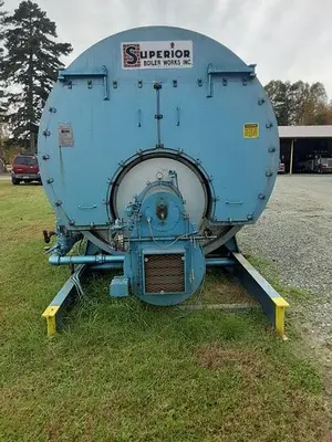 2001 Superior boiler 400 HP 150 PSI fire tube boiler steam boiler