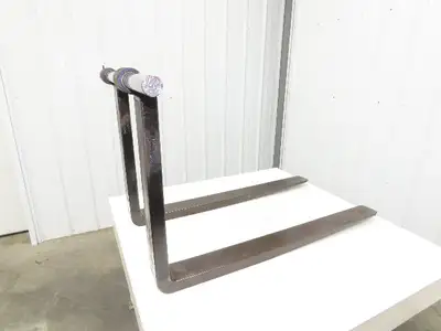 1-3/4" X 4" X 42" Pin-Type Shaft-Mounted Forklift Forks 5500lbs Class 3