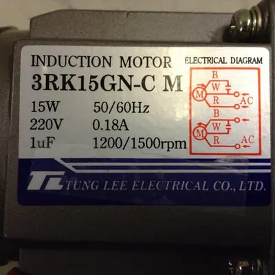 USED TUNG LEE ELECTRICAL 3RK15GN-C M