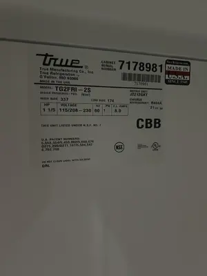 Used TRUE TG2FRI - 2S Freezers Florida US | BAM Discount Restaurant Equipment #1390590