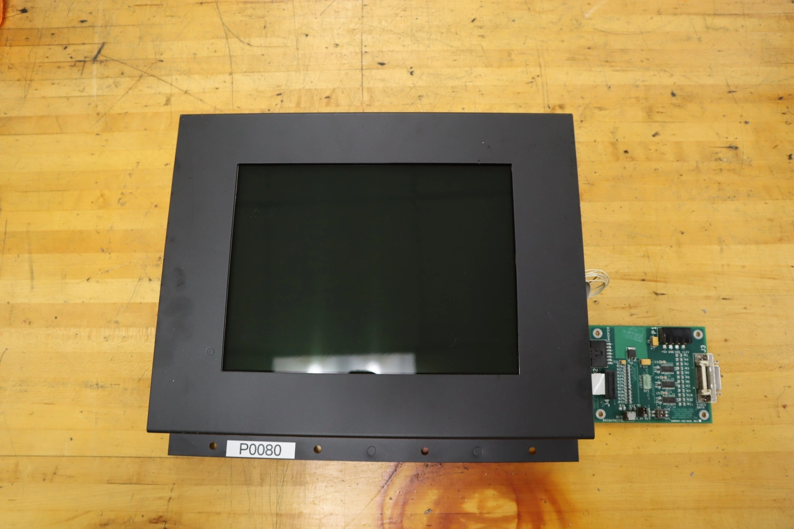 Used Haas Sharp LQ10D421 LCD 10.4" Screen Upgrade with Haas 65-3410 LCD Differential Line Receiver Upgrade Board