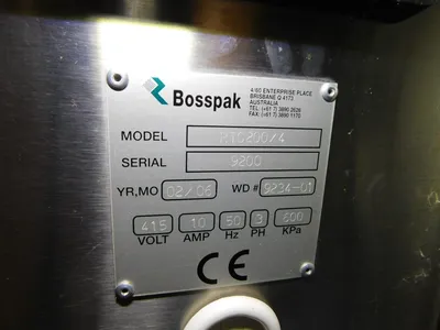 USED 2007 Romaco Bosspak RTC 20014