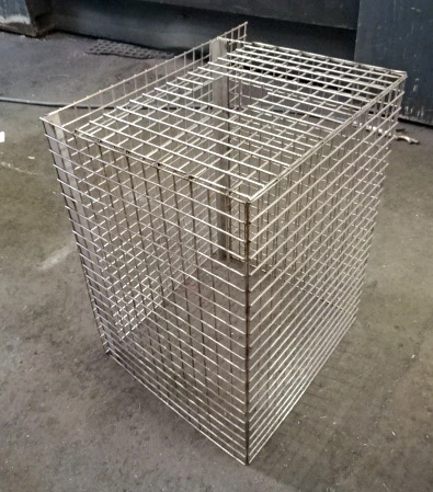 S/S Pilot Size  Safety Cage 390mm x 410 mm x 510 mm Deep