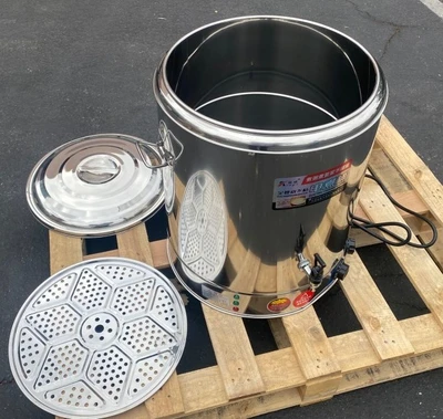 171-0425 16" Nonstick Stainless Steel Stock Pot
