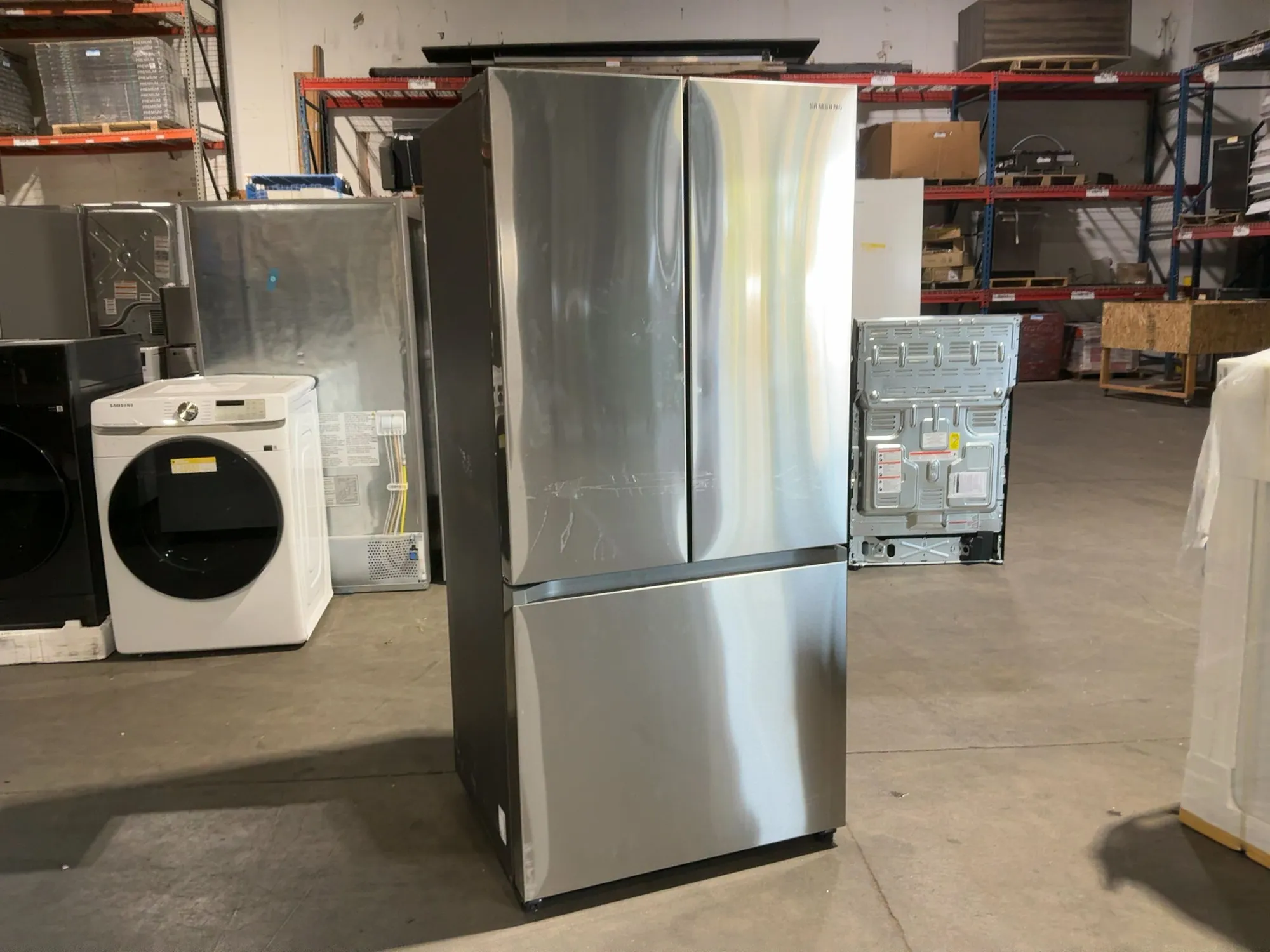 Used SAMSUNG RF18A5101SR Refrigerators Michigan US | Miedema Asset Management Group #1321965