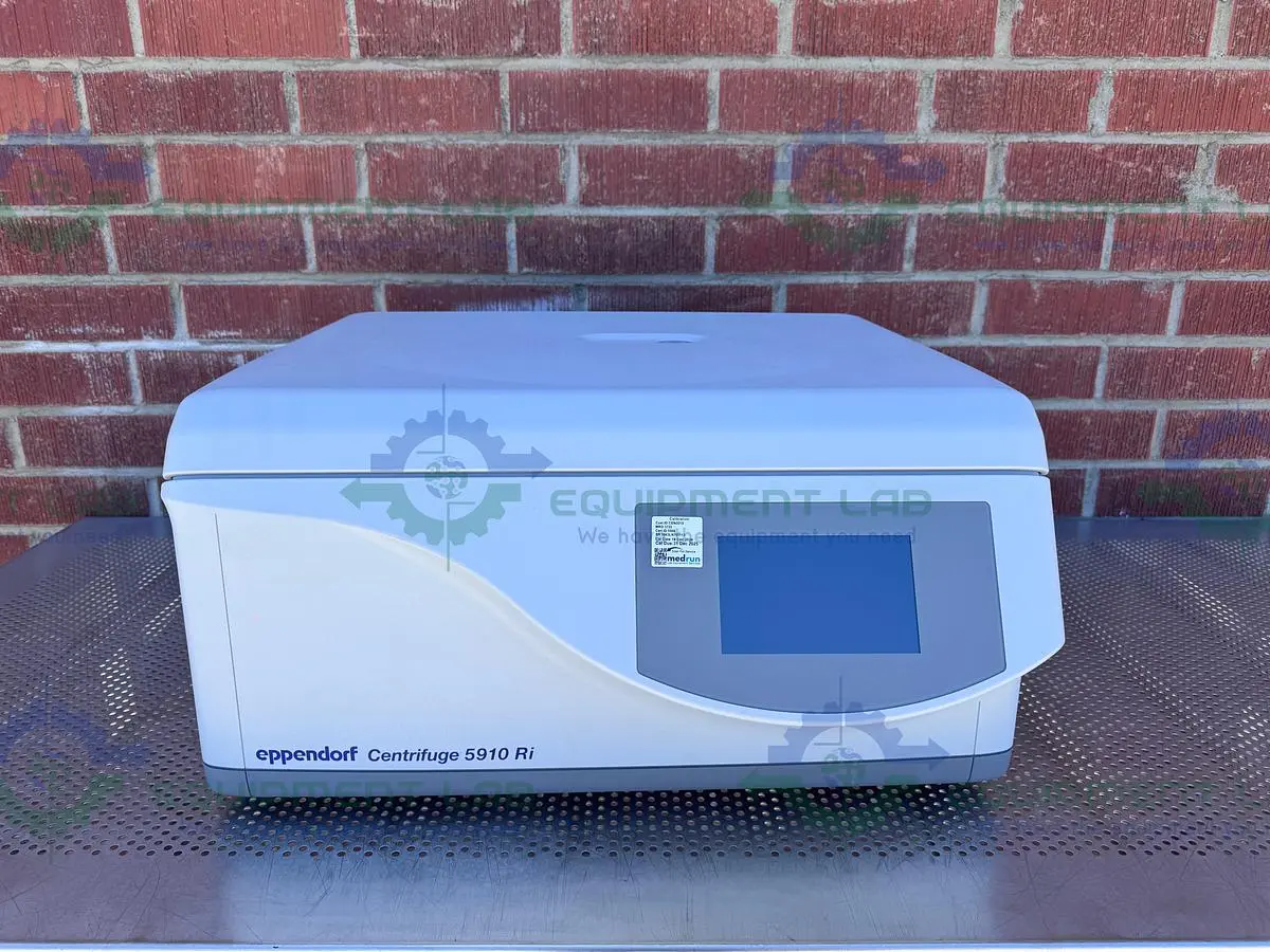 USED EPPENDORF 5910RI REFRIGERATED CENTRIFUGE W/ S-4X UNIVERSAL ROTOR 4500 RPM