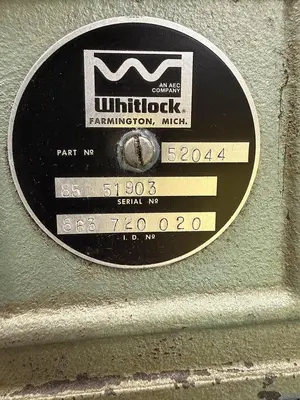 Used AEC WHITLOCK 52044 Vacuum Pumps Michigan US | Ideal Machinery #1302745