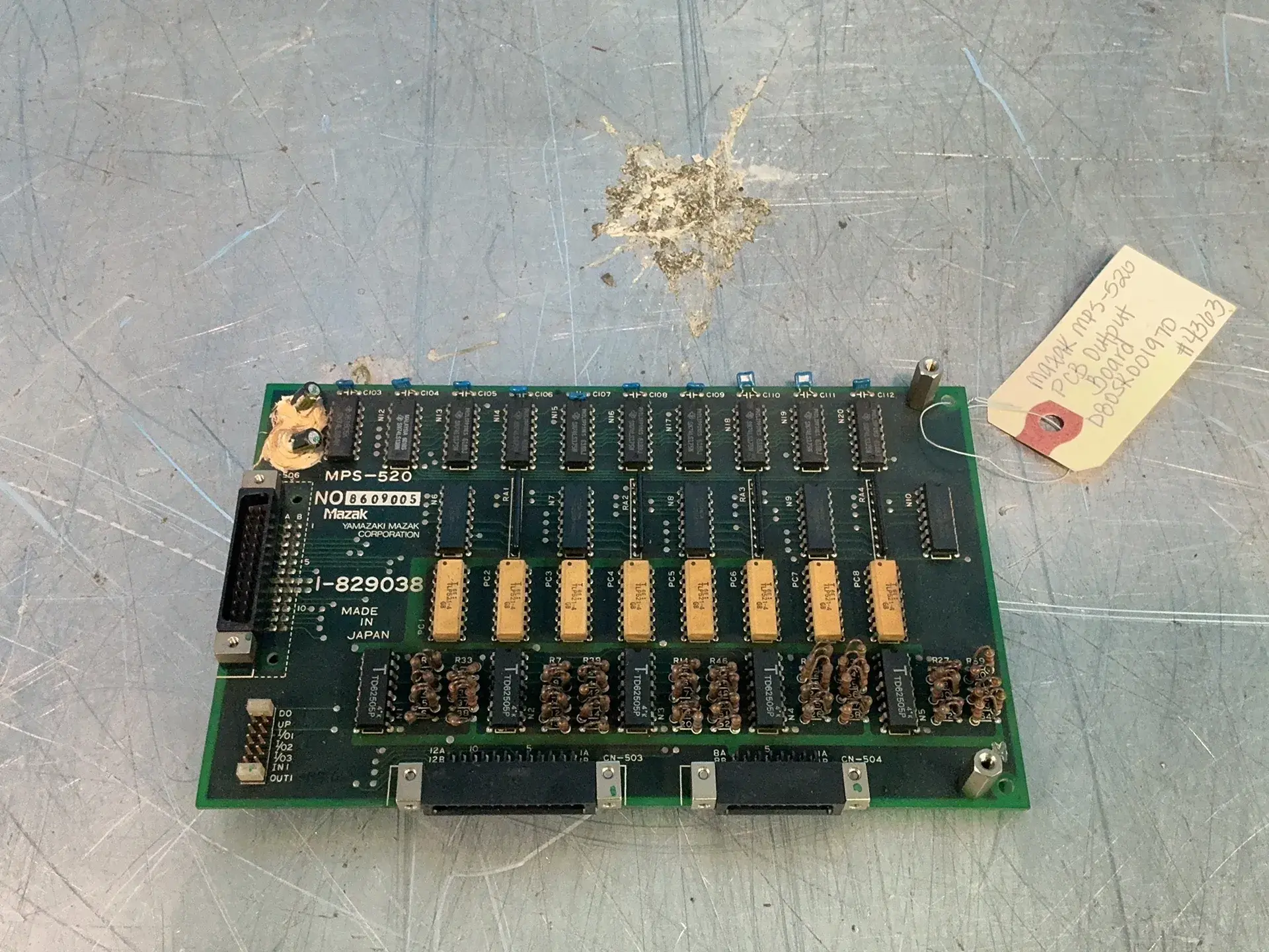 Used MAZAK I829038 I/O Boards & Replacement Parts Ohio US | HGR 24 #1316148