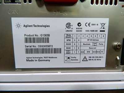 Used Agilent G1365b Miscellaneous Laboratory Equipment California US | CAL-L Enterprises #1459443