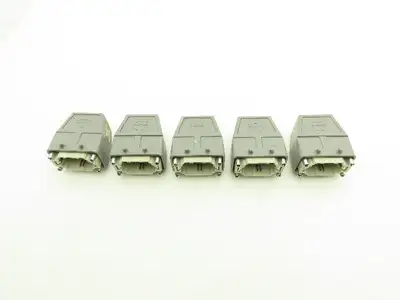 Fanuc A660-2006-T435 Jumper Connector 42 Pin Harting Hood 38-39 Pins Lot of 5
