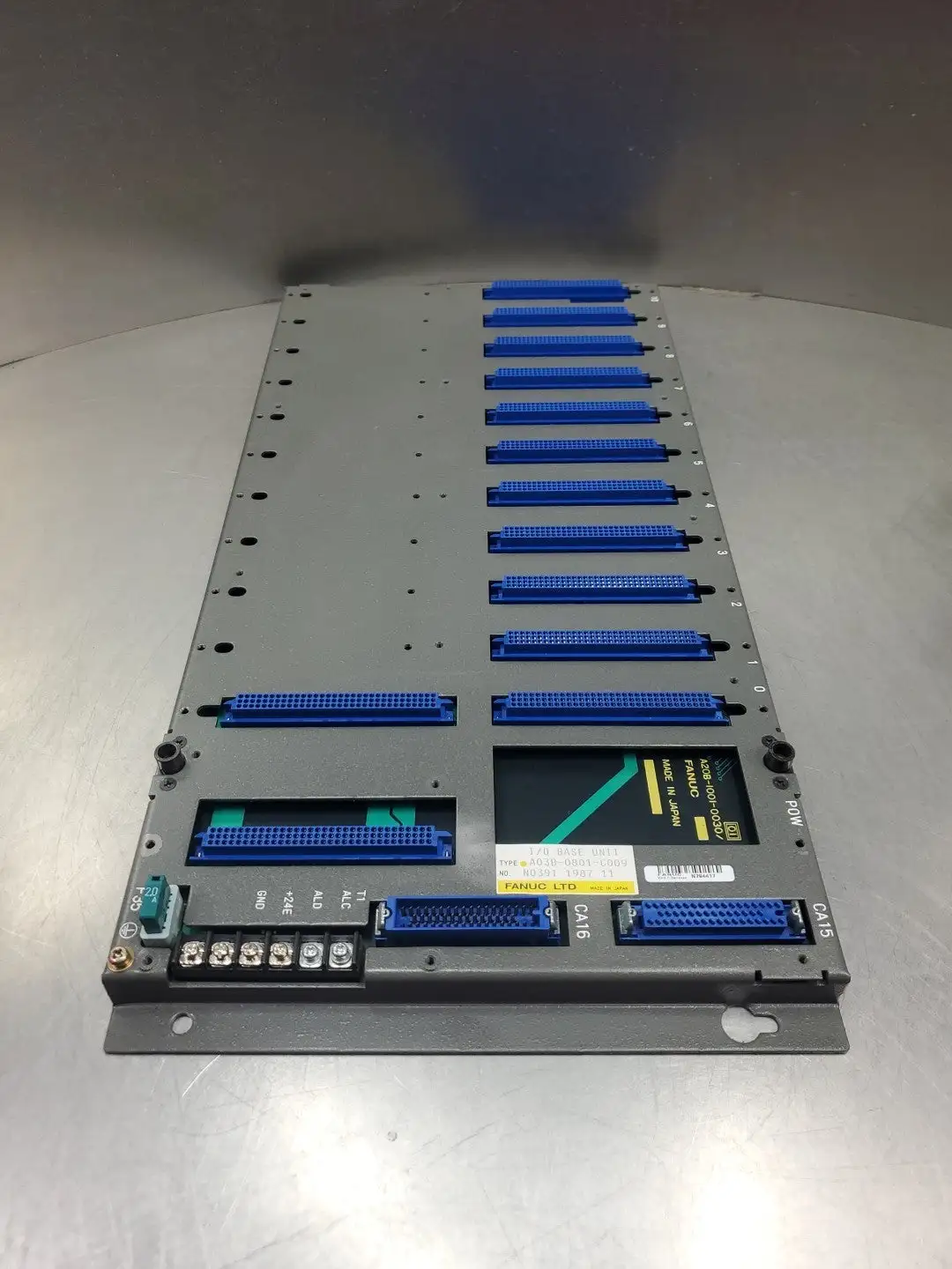 USED FANUC A03B-0801-C009 I/O Base Unit, 10-Slot