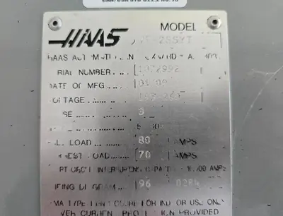 Used 2009 HAAS VF2SSYT Vertical Machining Centers Michigan US | Industrial Machinery NJ LLC #1513598