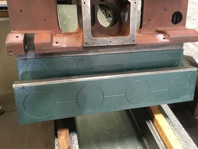 WEBSTER & BENNETT Cross Rail Refurbishment SERVICE WORK | T.R. Wigglesworth Machinery Co. (26)