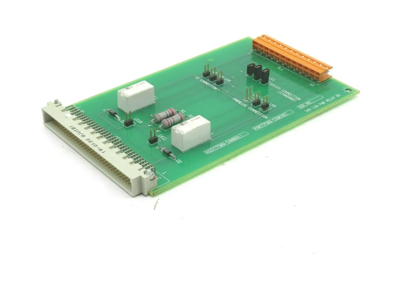 USED GENERIC 7509-5390 24V LOW PWR RELAY BOARD ASSY# 7509-5400-01 75095390 02