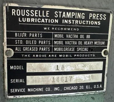 Used ROUSSELLE 1A O.B.I. Presses Ohio US | CW WOOD MACHINERY #1183826