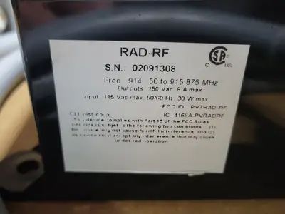 Used KCI RAD-RF Misc Electrical & Power Parts British Columbia CA | Lenmark #1439813