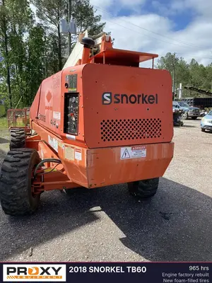 Used 2018 SNORKEL TB60 Manlifts Alabama US | Proxy Equipment #1377639