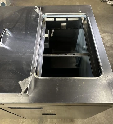 174-0201 Delfield 48" Self Contained Sandwich Prep Table Cooler