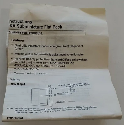 NEW Allen Bradley 42KA-T2KNFK-A2