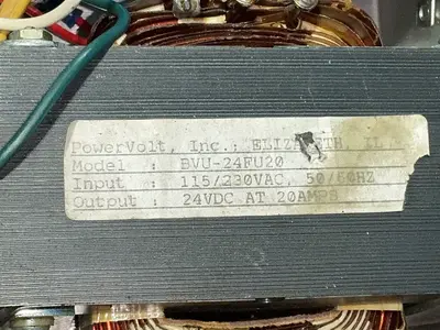 Used POWERVOLT BVU24FU20 AC/DC Power Supplies Ohio US | HGR 24 #1358126