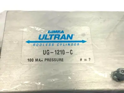 UG-1210-C | Bimba  Ultran Rodless Cylinder 1-1/4" Bore 10" Stroke, Both End Cushion - New