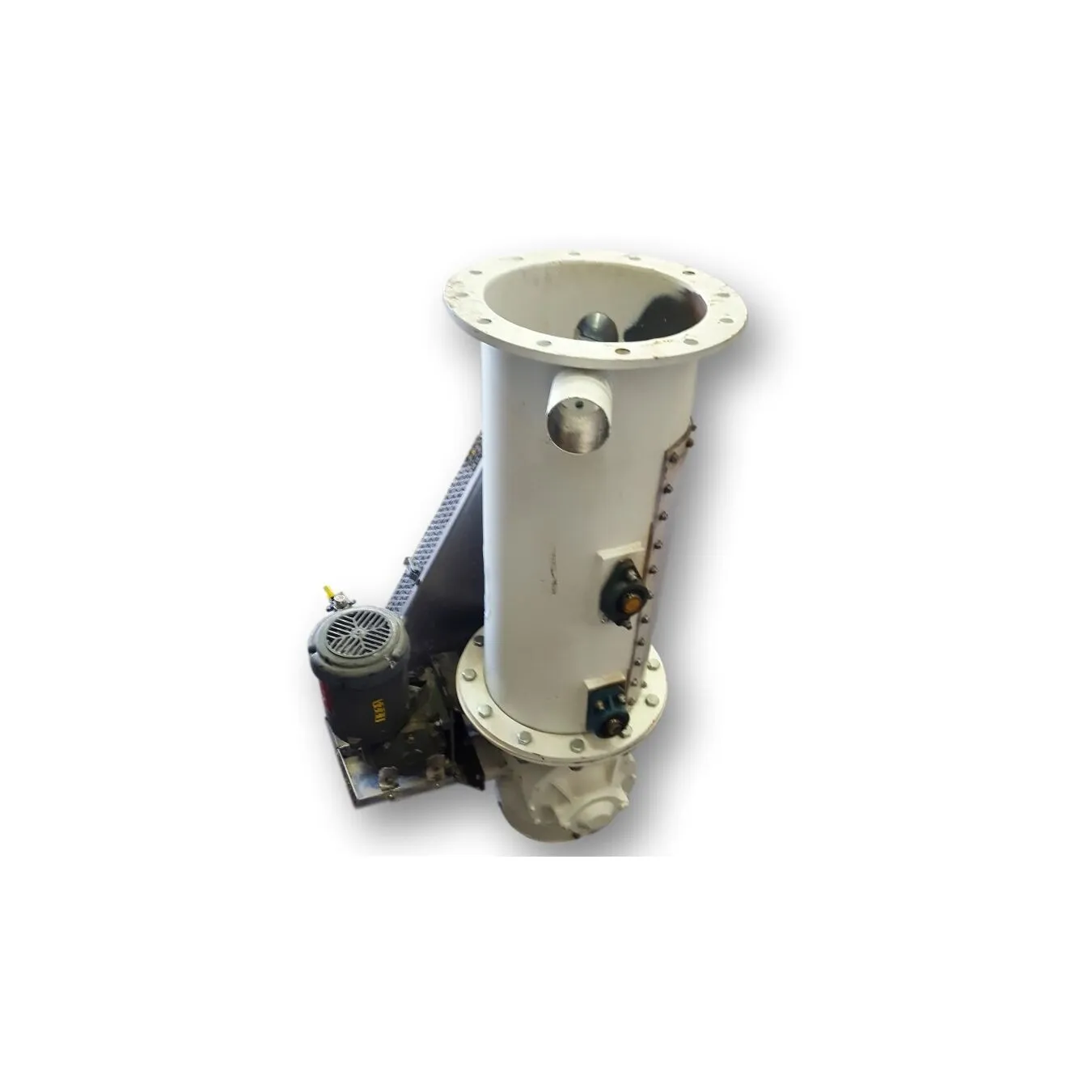 Used 10x12 Semco Rotary Airlock valve with Dual Shaft Agitated lump breaker