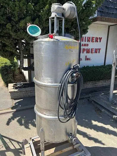 Tank, 100 Gallon, Stainless Steel, Agitated, Dish Bottom #S745084