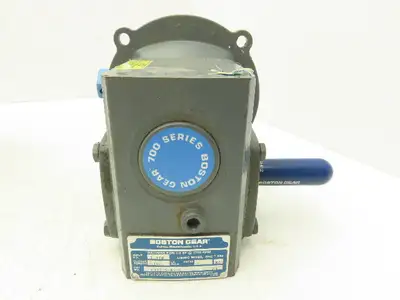 Boston Gear F713-5-B5-G Worm Gearbox 5:1 Reducer 1Hp 350rpm LH 56C-Face