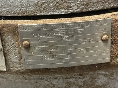 6" Consolidated Safety Relief Valve