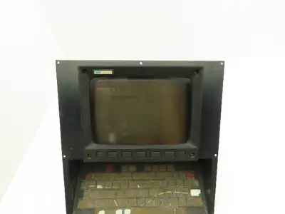 GMF Robotics A05B-2051-C102 Terminal Unit Keyboard/ CRT Monitor Assembly Unit